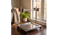 Rolling Bird Stand with Tray Heavy-Duty Stainless Stainless Avian Playstand Playstand Stable Pet Supply for Parrots, Home