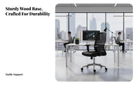 Ergonomic Design Sled Base Mesh Chair Support Office Furniture Padded Seat Conference Seating Fixed Armrests for Visitors, Students, Meeting Room, Reception Area, Library