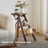 transformable Ladder Chair Multi-Functional Kitchen Seat Foldable for Home, Adults