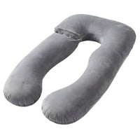 U-Shaped Maternity Pillow Multi-Functional Maternity Pillow Machine Washable Cover Support for Women, Expecting Parents, Nursing, Lounging