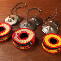Nepalese Bronze Hand Cymbals with Cover
