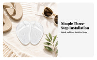 6 Pieces Toe Protector Pad Reusable Soft Gel Toe Pad Sandal Strap Cushion Teardrop Shape Guard Gear Butterfly Pattern