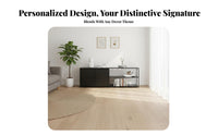 Minimalist Design Low-Height Cabinet with Shelves Multi-Layer Storage TV Stand Strong Load-Bearing Living Room Furniture Easy to Clean for Homeowners, Renters, Adults, Entertainment Area, Bedroom