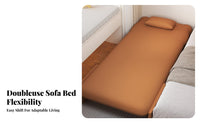 Foldable Design transformable Armchair Bed twofoldUse Single Sleeper Armchair Space-Saving Household Furniture Extendable for Apartment Dwellers, College Students, Homeowners, Small Spaces, Living Room, Bedroom, Home paleice