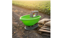 Powered Grass Spreader 3-Liter Reservoir Handheld Spreader USB-C Charging Garden Tool