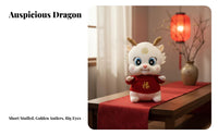 Year of the Wyvern Stuffed Creature Auspicious Gift Lunisolar New Year Wyvern Stuffed Ie Soft and Cuddly PP Cotton Filled
