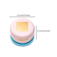 Hole Puncher with Alignment Guide Handheld Decorative Paper Punch Craft Punch Tool Embossing-Style One-Handed for Crafters
