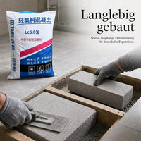 Lightweight Aggregate Concrete for Roof Insulation and Leveling
