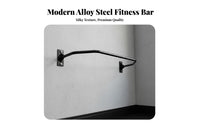 Indoor Outdoor Use Wall Mounted Pull up Bar Heavy Duty Wall Mount Workout Bar High Weight Capacity Home Workout Station Reinforced Support for Children, Athletes, Bodybuilders, Strength Training, Calisthenics, Garage