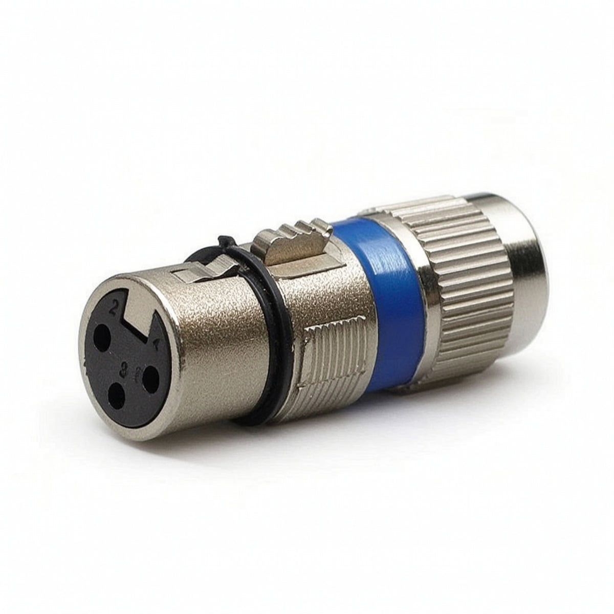 Hardware Precision-Machined Metal Connector Adapter for Audio Setups, Studio
