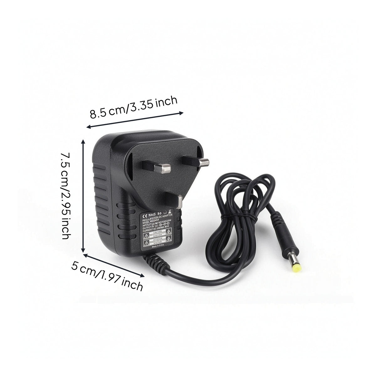 Guitar Pedal Power Adapter Universal Guitar Pedal Power Supply Wall Charger Adapter Anti-Interference Short Circuit Protection