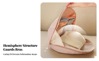 Large Capacity Travel Underwear Organizer Safeguarding Shape Portable Lingerie Pouch Long-Lasting Material for Travelers, Women, Vacations