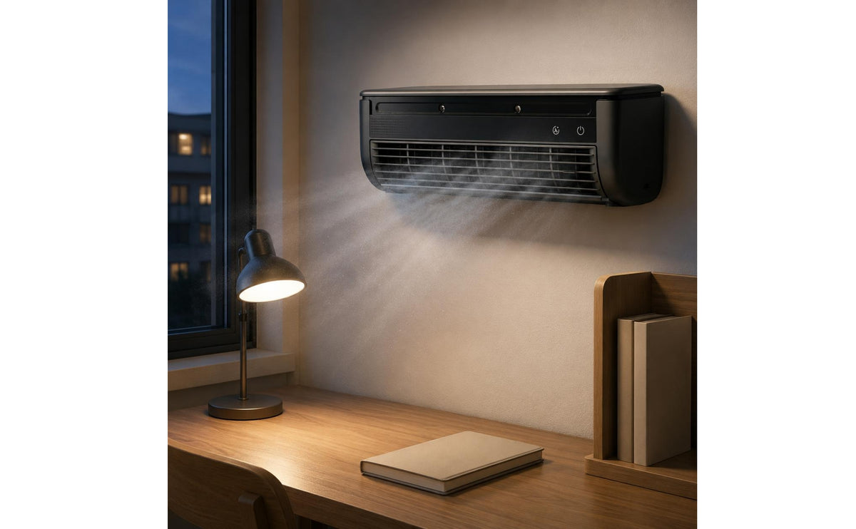 No-Drill Mist-Spray Cooling Fan Washable Mini Mist-Cooling Fan Wireless Controller Control Kitchen Appliance