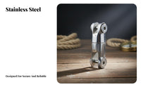 Stainless Steel Anchor Connector Anchor Rotating Joint Connector Multi-Directional Docking Rotating Joint Prevents Twisting