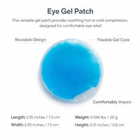 Reusable Gel Eye for Therapy, Cooling Masks for Tired and Headache Relief, Unisex PVC Material Ice Compress
