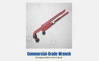 Large Commercial Multi-Function Wrench, Fast Release, Thread Protection, Labor-Saving