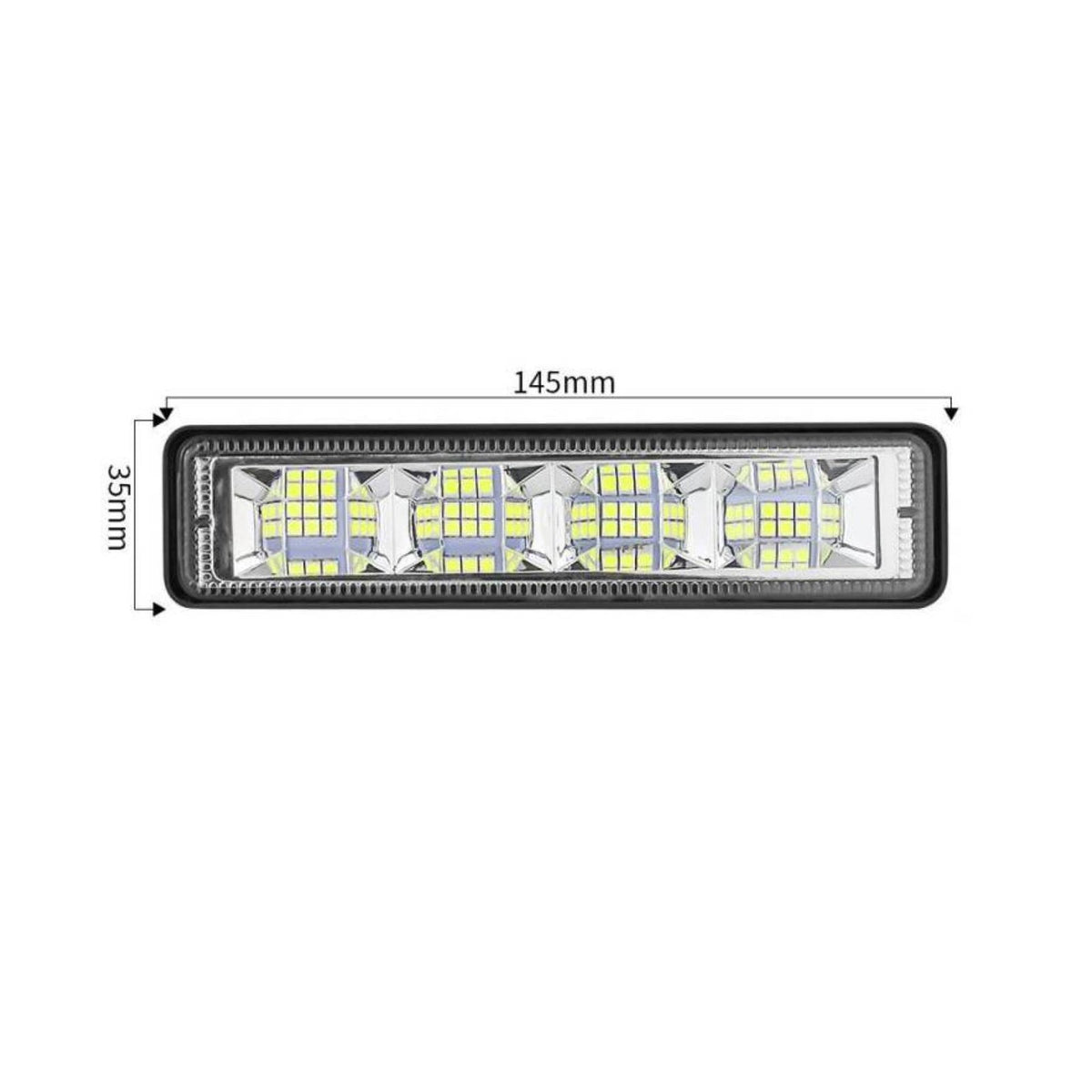 High Brightness LED Work Light Wide Voltage 12V-60V Auxiliary Driving Lamp Sturdy Aluminum Housing for Farmers, Construction Sites, Farming