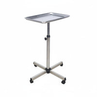Salon Rolling Tray on Wheels with Adjustable Height, Hair Stylist Tray