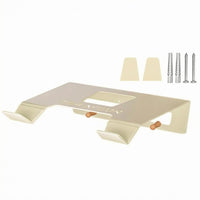 Black or Beige Wall-Mounted Two-Wheeler Rack 30 Kg Load Wall Mount Bike Rack Mounting Hardware Safeguard Pads
