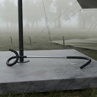 Portable S-Shaped Tent Hook Lightweight Tent Lamp Hook Easy to Install Outdoor Accessory