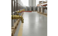 Barrel Faucet with Hose Barb Compact Right-Angle Vent Dispenser Resistant for Professionals, Workshop