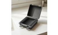 Card Box with Hinged Lid Compact Organizer Rectangular Container for Desk
