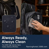 IGNISILVA 600D Polyester Equestrian Equipment Bag with Double Layers