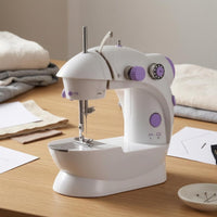 Compact Mini Electric Sewing Machine Lightweight Mini Sewing Machine Easy to Use Craft Tool Beginner Friendly