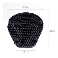 Motorcycle Seat Pad Breathable Motorcycle Seat Cushion with Straps Padded Accessory for Commuting
