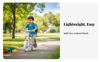 Lightweight Design Balance Bike Shock-Absorbing EVA Tires Kids Balance Bike Adjustable Seat & Handlebars Kids Walking Bike Non-Slip Grips for Beginners, Preschoolers, Outdoor, Indoor, Playground, Backyard