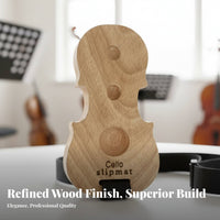 Non-Slip Cello Endpin Holder Sturdy Wood Wooden Cello Endpin Rest Enhances Stability Long-Lasting for Cellists