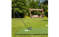 Realistic Feel Golf Hitting Mat Long-Lasting Artificial Turf Swing Mat Non-Slip Base Sports Equipment Shock Absorbing for Beginners