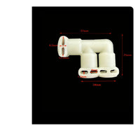 Universal Fit Water Pipe Elbow Connector Multiple Shapes Available Coffee Machine Tube Connector Replacement Part Water Tube Adapter Easy Installation for Technicians, DIY Repairers
