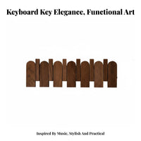 Keyboard Key Hanger Decorative Flip-down Hook Rack Easy to Install for Homeowners