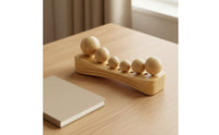 Wooden Massage Pillow Solid Wood Massage Pillow with Wooden Balls Manual