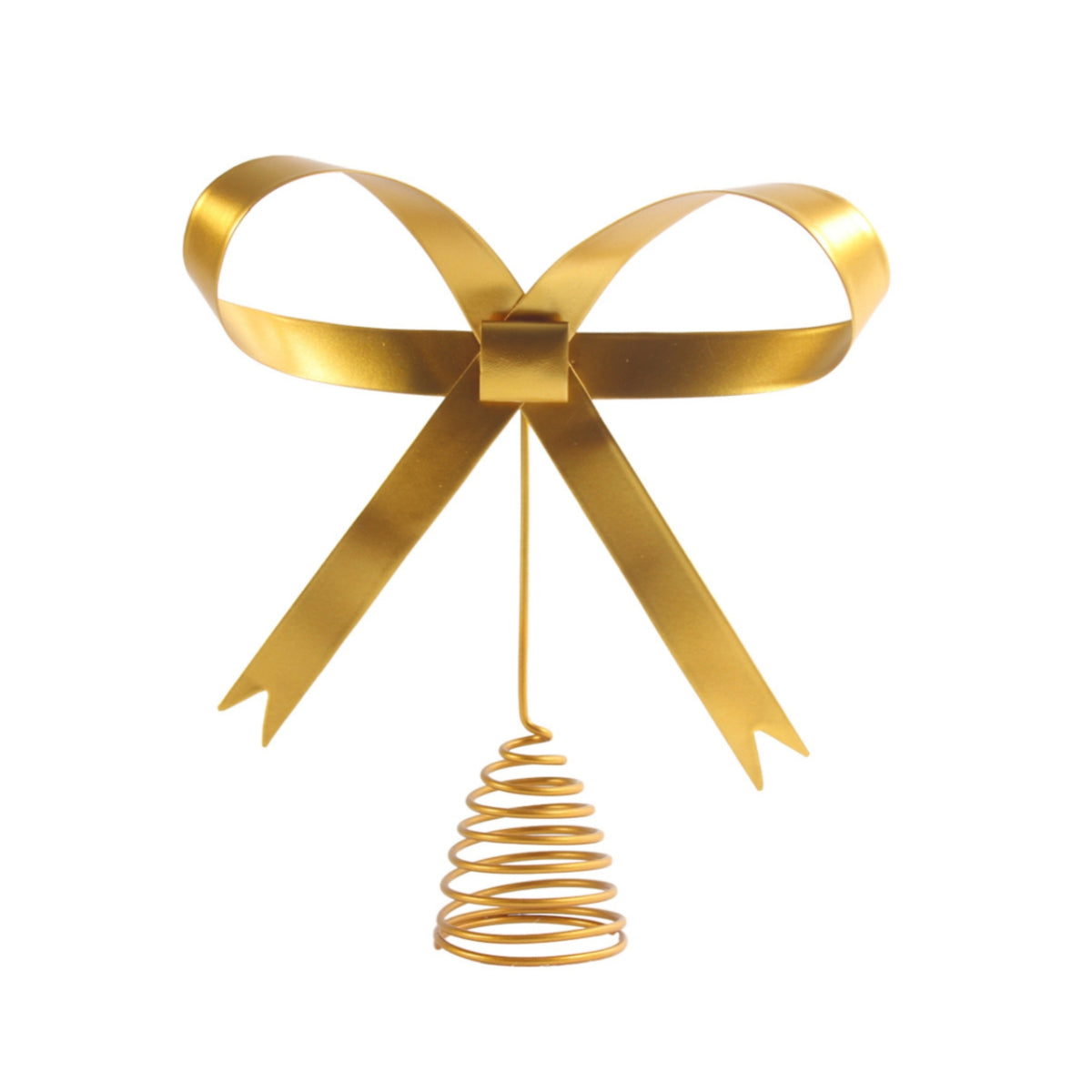 Christmas Bow Tree Finial Luxurious Bow Tree Finial Vintage-Influenced for Holiday Decorating