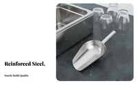 Gardening Hand Rustproof Stainless Steel Ladle Easy to Clean Multipurpose Utility Ladle for Gardeners, Shopkeepers, Garden, Outdoor, Restaurant