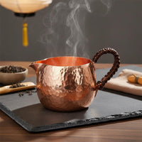 Copper Fairness Cup Easy to Clean Gongfu Tea Pitcher Traditional Design