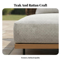 Weather-Resistant Woven Lounge Set with Table Modern design Rope-supported Seating Water Outdoor Furniture long-lasting Frame for Guesthouse Owners, Apartment Dwellers, Patio, Balcony, Garden, supportyard