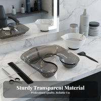 Hair Perming Neck Tray Prevents Drips Perming Neck Tray Leak-Resistant Hair Coloring Drip Collect Er for Professionals, DIY Enthusiasts, Barbershop