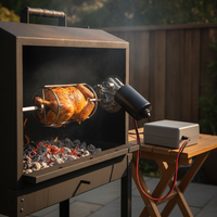 12V Automatic Rotating BBQ Grill Motor for Rotisserie Chicken Roaster