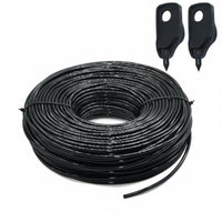 Adjustable Nozzles Misting Trickle Irrigation Kit Easy Installation Trickle Irrigation Kit Water Saving for Flower Bed, Balcony