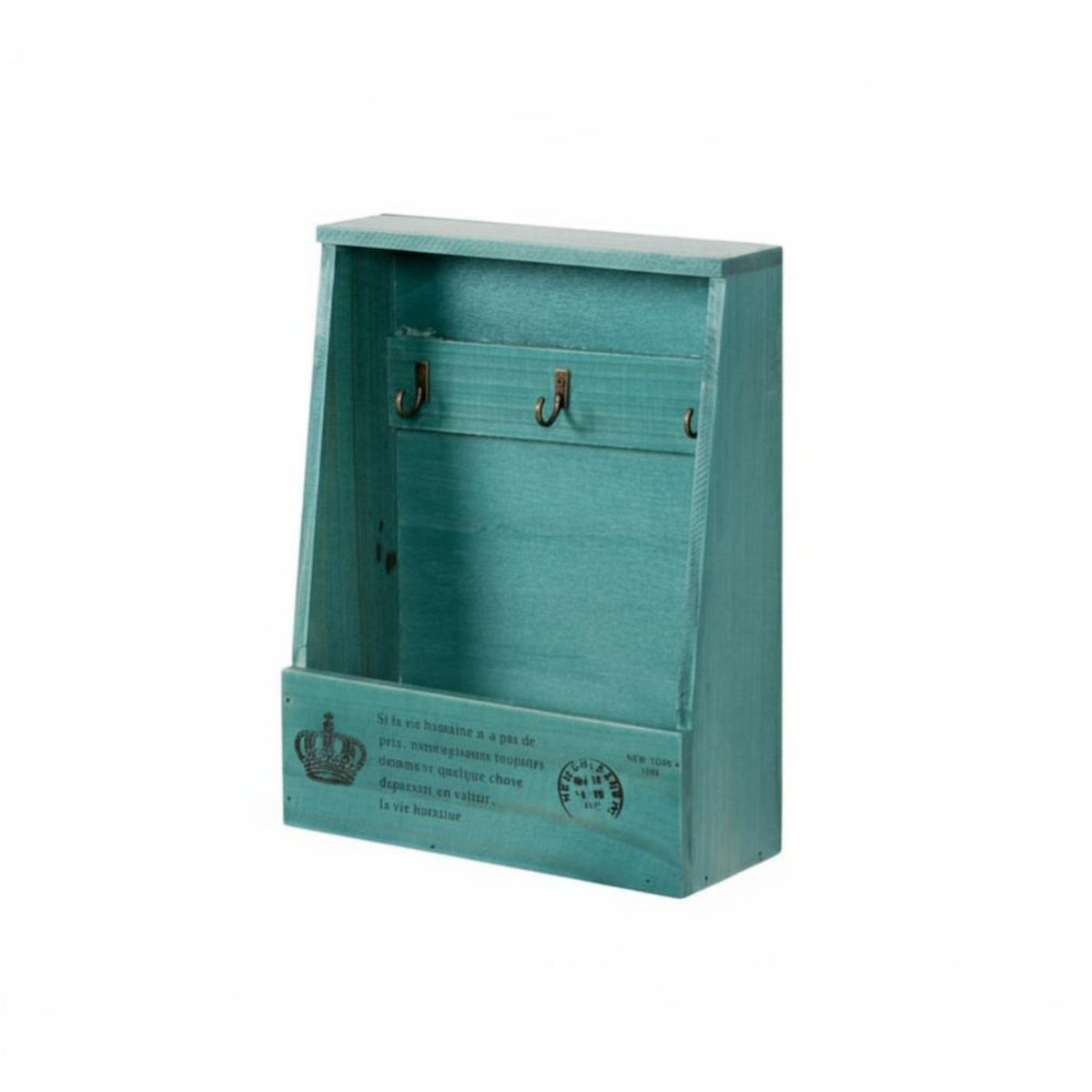 House-Shaped Cubby Shelf with Pegs Multi-Functional House-Shaped Cubby Shelf