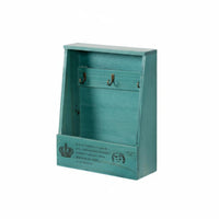 House-Shaped Cubby Shelf with Pegs Multi-Functional House-Shaped Cubby Shelf