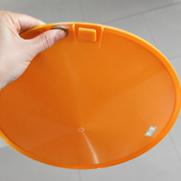 Automatic Chicken Feeder, Yellow Chick Feeder with Lid, No Mess Water Resistant Feeder for Duck Goose