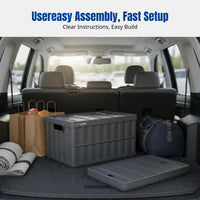 Multi-Purpose Foldable Storage Box, Car Trunk, Large Capacity, Reinforced Lid, Outdoor, Bedroom, Kitchen