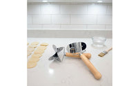 Manual Dumpling Cutter Stainless Steel Dumpling Pastry Cutter Smooth Edge Round Pastry Form