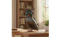 Figurine Decorative Statue Handcrafted Metal Bird Sculpture for Homeowners, Porch