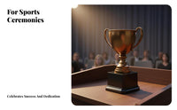 Patented Design Metal Award Cup Exquisite Workmanship Championship Award Custom Engravable for Athletes, Teams, Tournaments, Championships