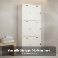 Wooden Storage Locker Cabinet Electronic Lock Clothes Locker Water-resistant Construction for Spa Owners Changing Room Clubhouse Office